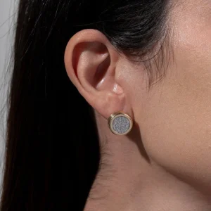 alyssa pavé zircon stud earrings