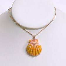 solar shell necklace